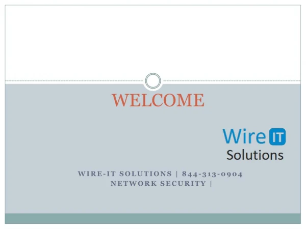 Wire-IT Solutions | 8443130904 | Network Security