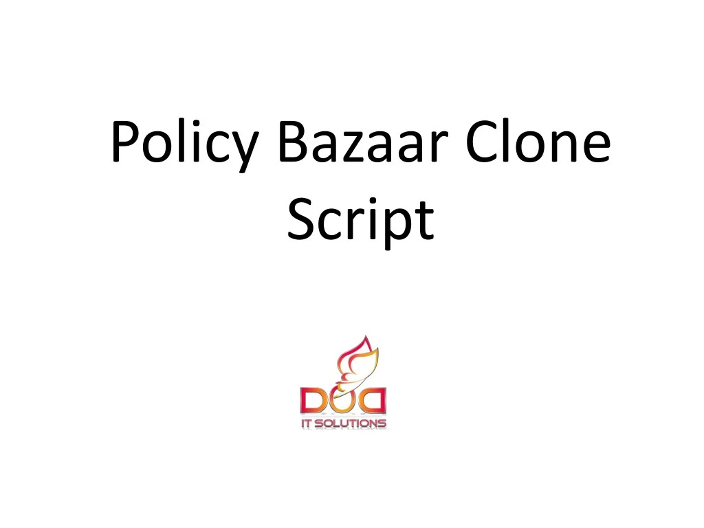 policy bazaar clone script