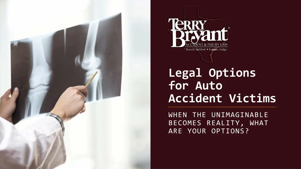 legal options for auto accident victims