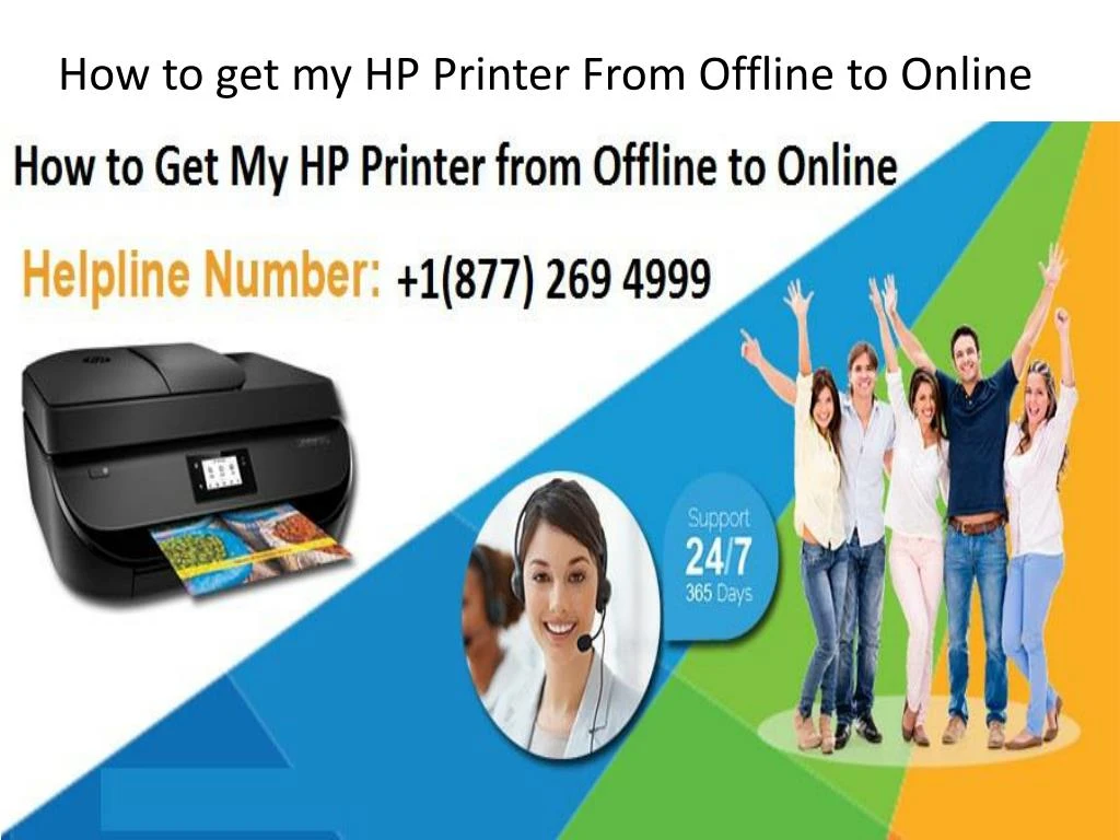 how to get my hp printer from offline to online