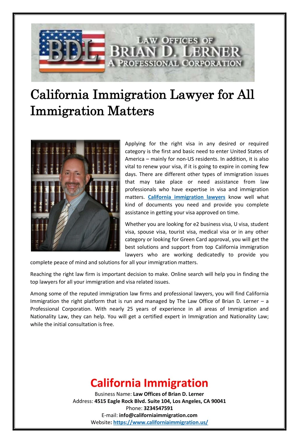 california immigration lawyer california