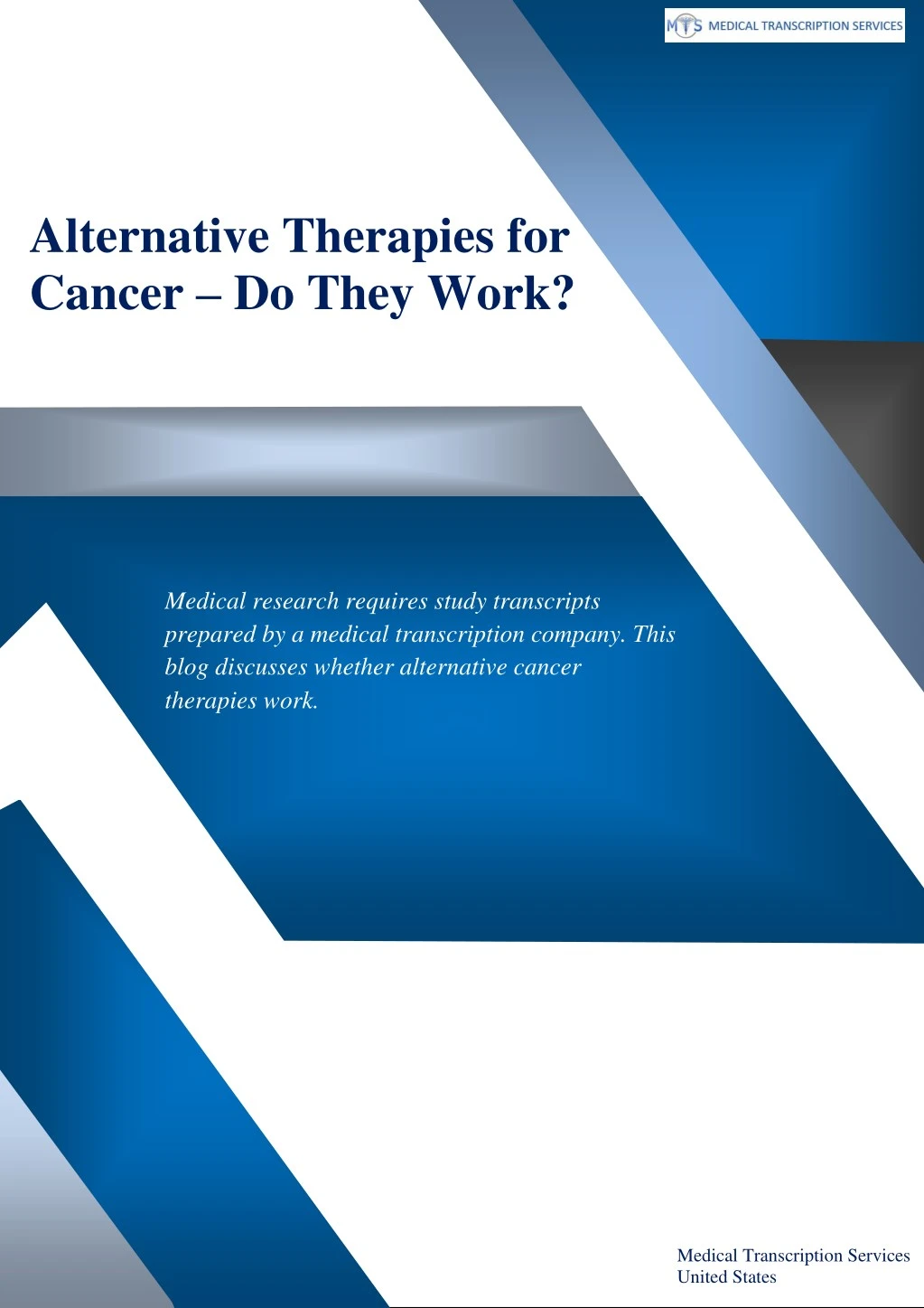 alternative therapies for cancer do they work