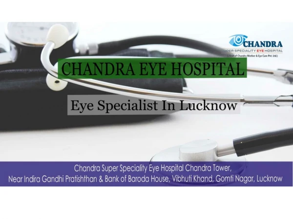 Eye Specialist in Lucknow