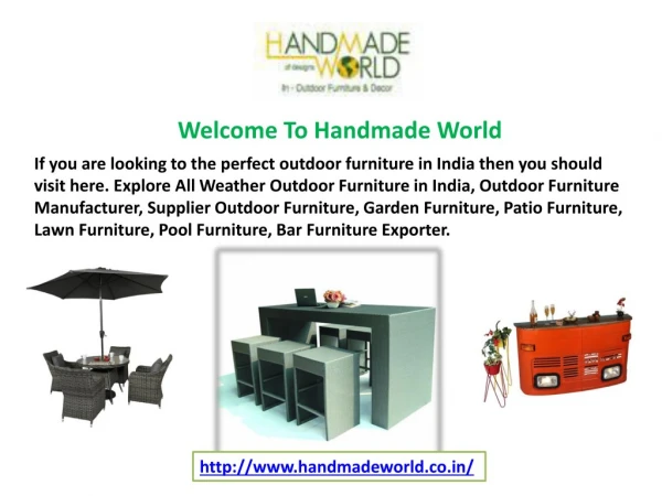 outdoor furniture supplier in Delhi