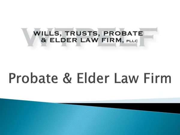 Medicaid Planning | Probate and Trust Administration