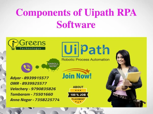 Components of Uipath RPA Software