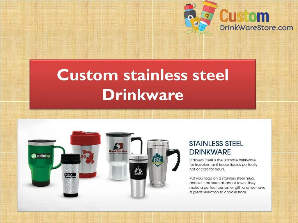 custom stainless steel drinkware