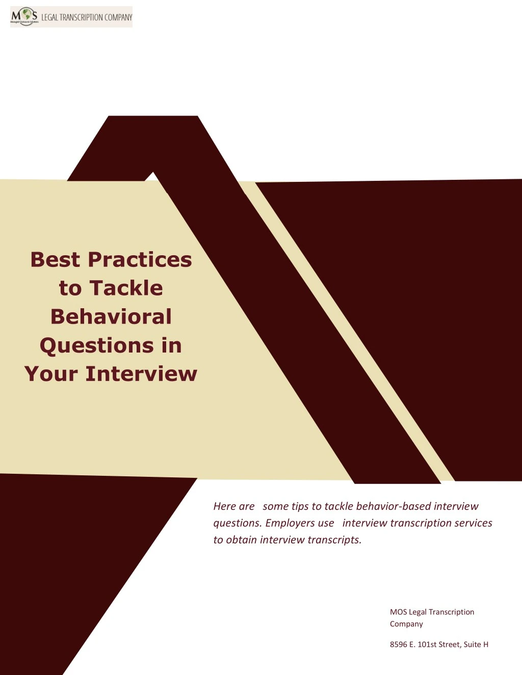 best practices to tackle behavioral questions