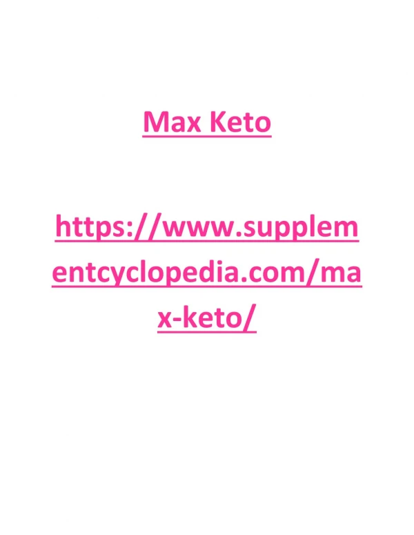 https://www.supplementcyclopedia.com/max-keto/