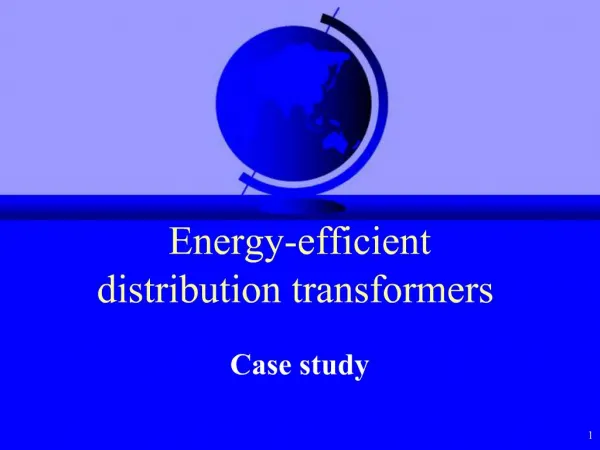 Energy-efficient distribution transformers