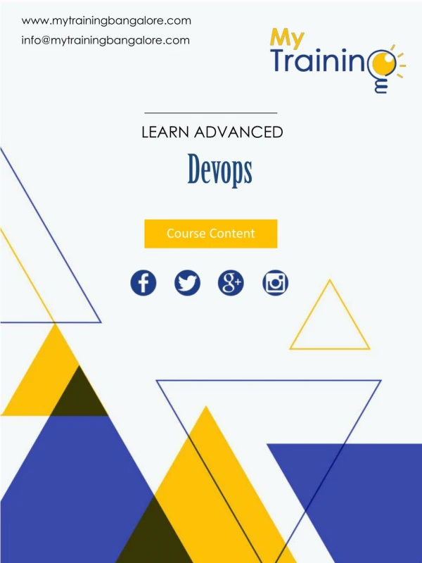 Devops Training Institute in Bangalore