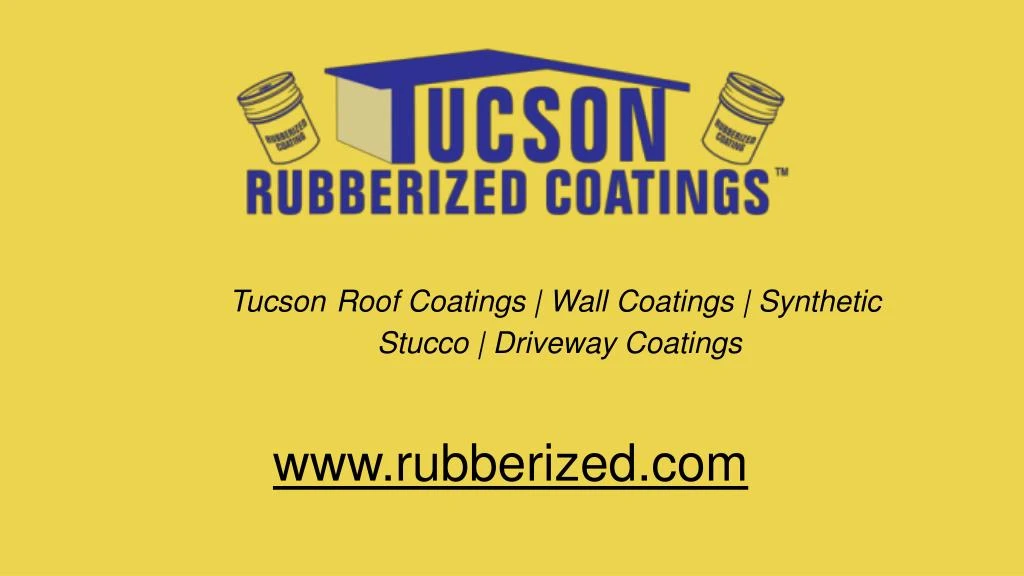 tucson roof coatings wall coatings synthetic