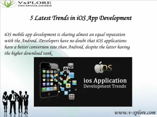 5 Latest Trends in iOS App Development - slide 1