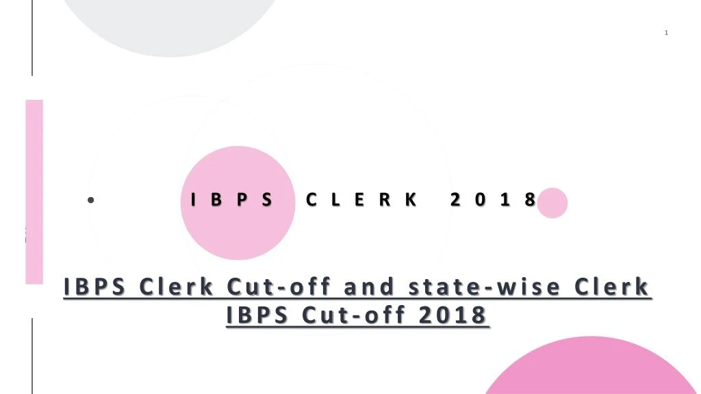 ibps clerk 2018
