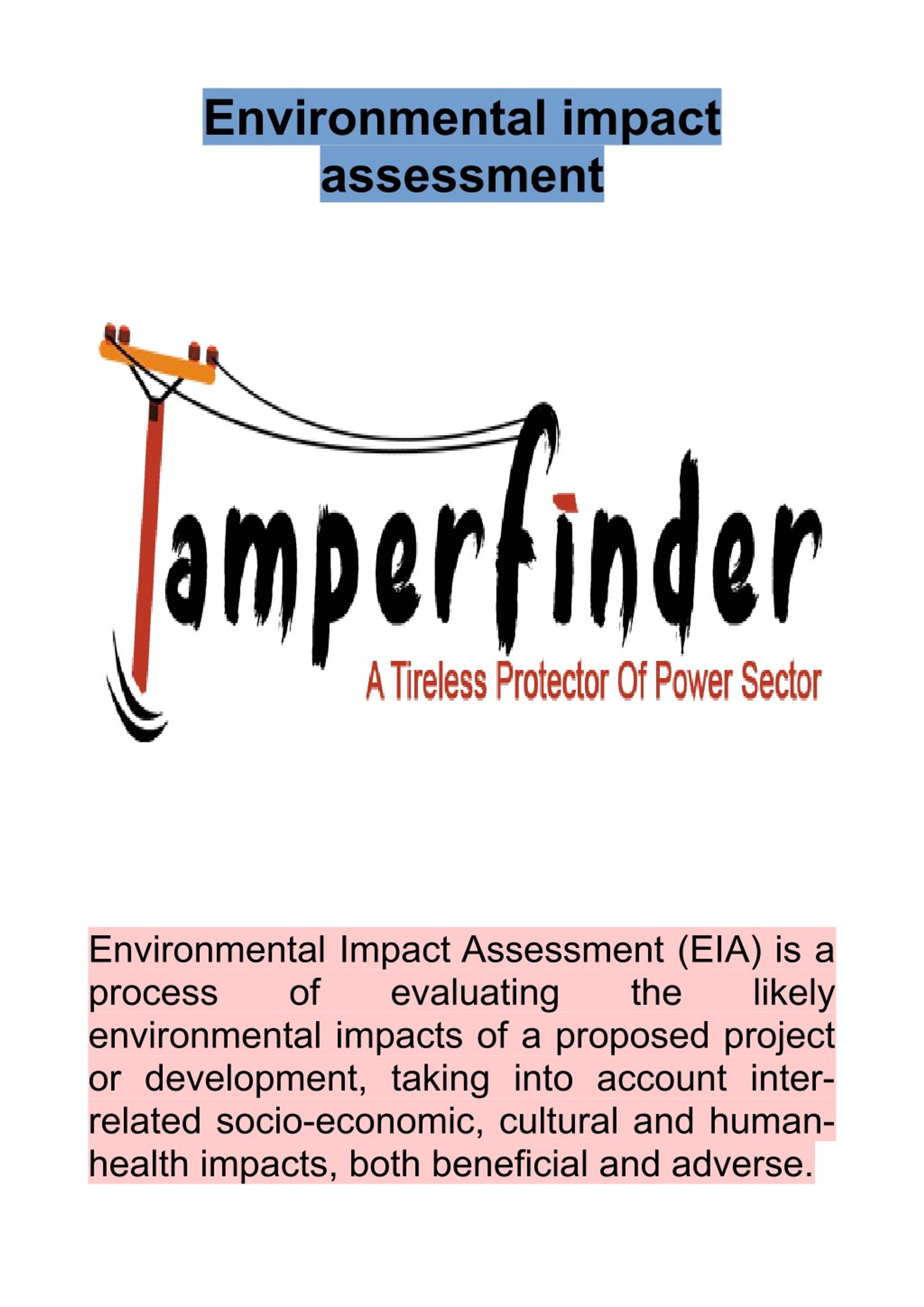 PPT - Environmental impact assessment PowerPoint Presentation, free ...