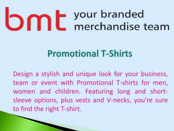 Promotional T-Shirts