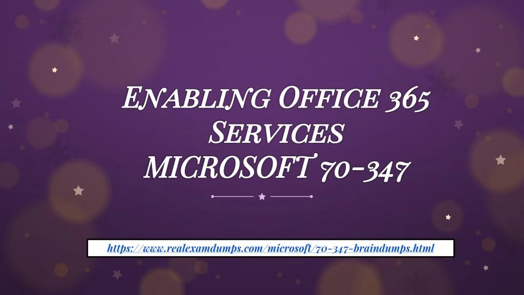 enabling office 365 services microsoft 70 347