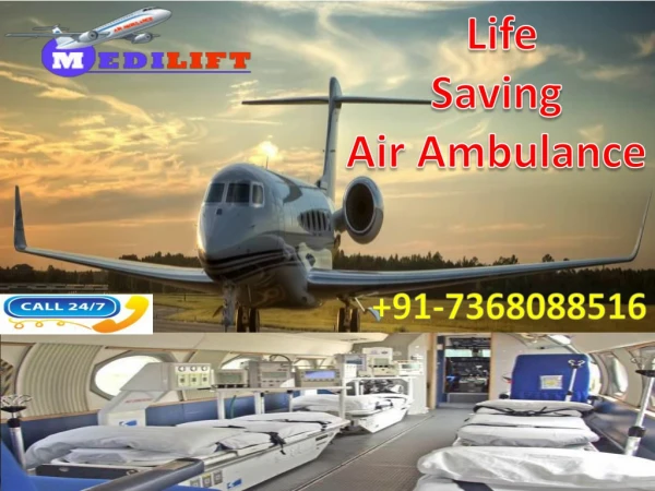 Avail Advanced Medical Facility Air Ambulance in Mumbai