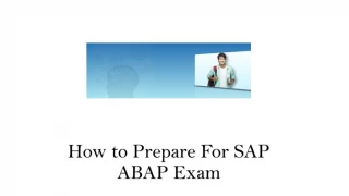 SAP ABAP Online Training - slide 1