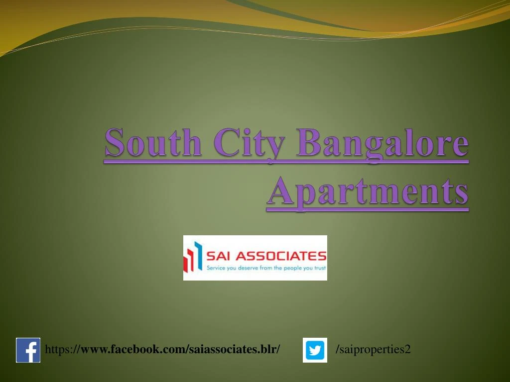 south city bangalore apartments