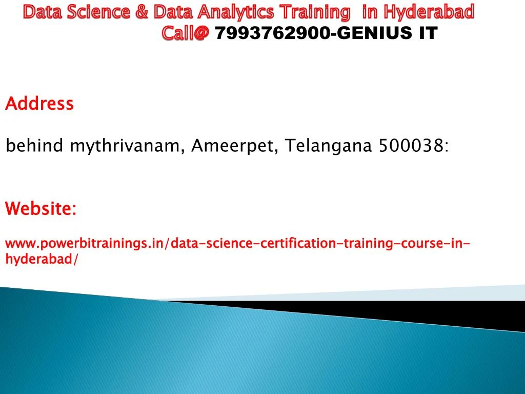 data science data analytics training in hyderabad