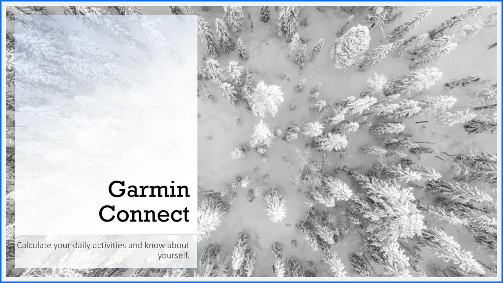 garmin connect