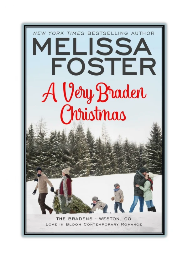 Read Online [PDF] and Download A Very Braden Christmas By Melissa Foster