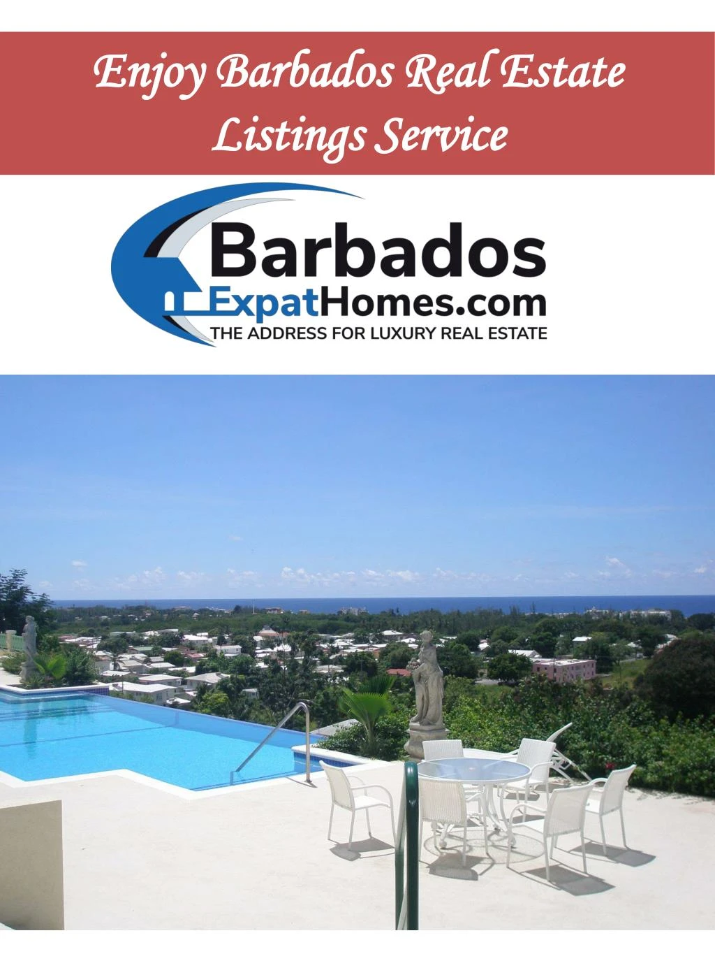 enjoy barbados real estate listings service