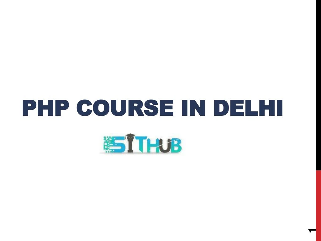 php course in delhi