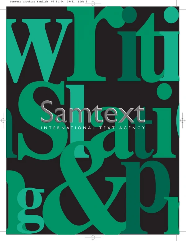 Samtext - the international text agency