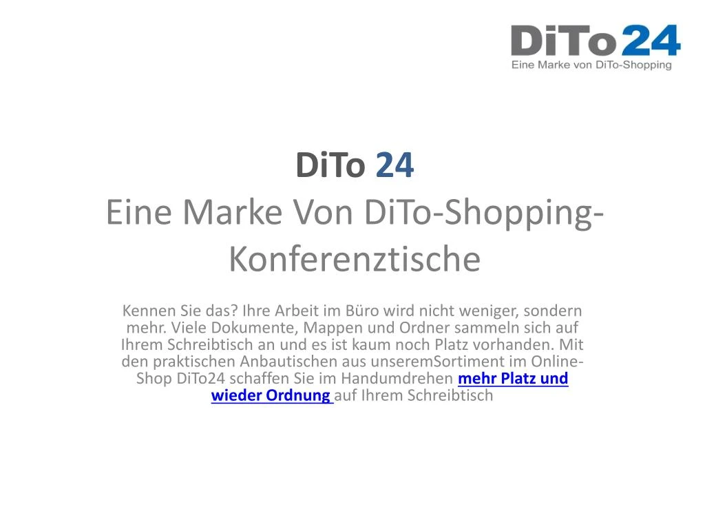 dito 24 eine marke von dito shopping konferenztische