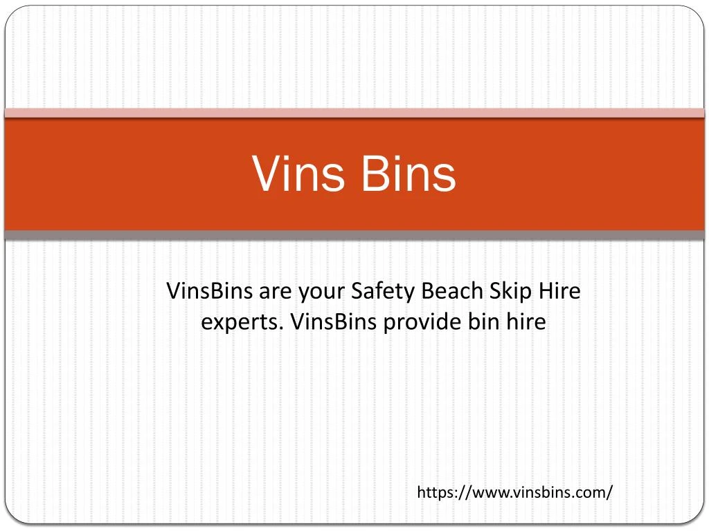 vins bins