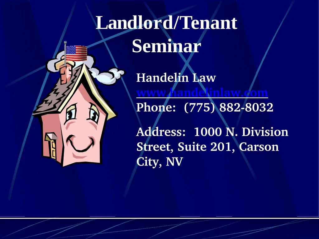 landlord tenant seminar