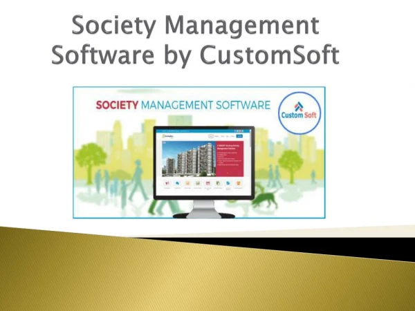 Best Society Management Software by CustomSoft