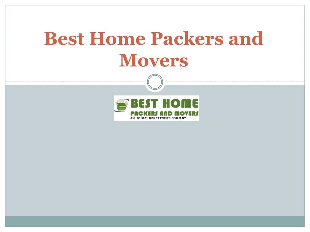 best home packers and movers