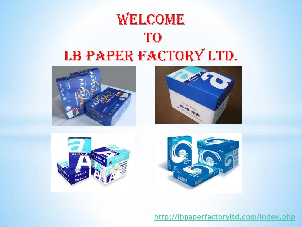 welcome to lb paper factory ltd