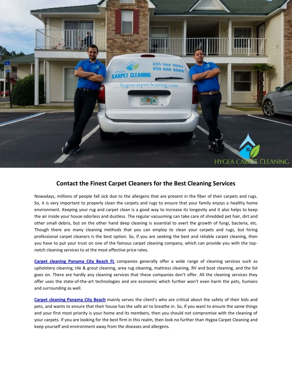 contact the finest carpet cleaners for the best