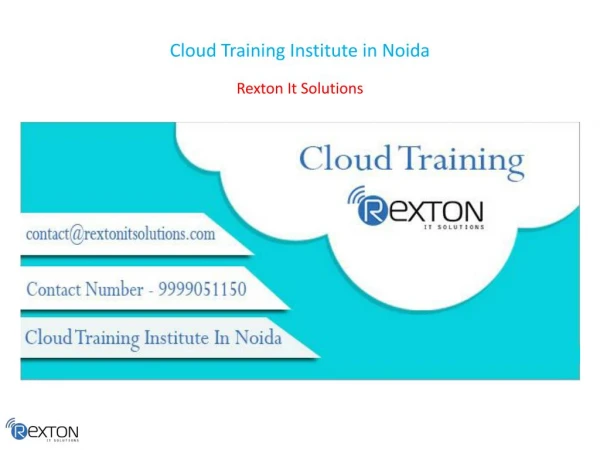 Cloud Training Institute in Noida