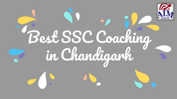 Best SSC Coaching In Chandigarh