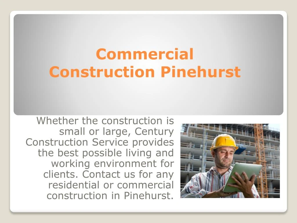 commercial construction pinehurst