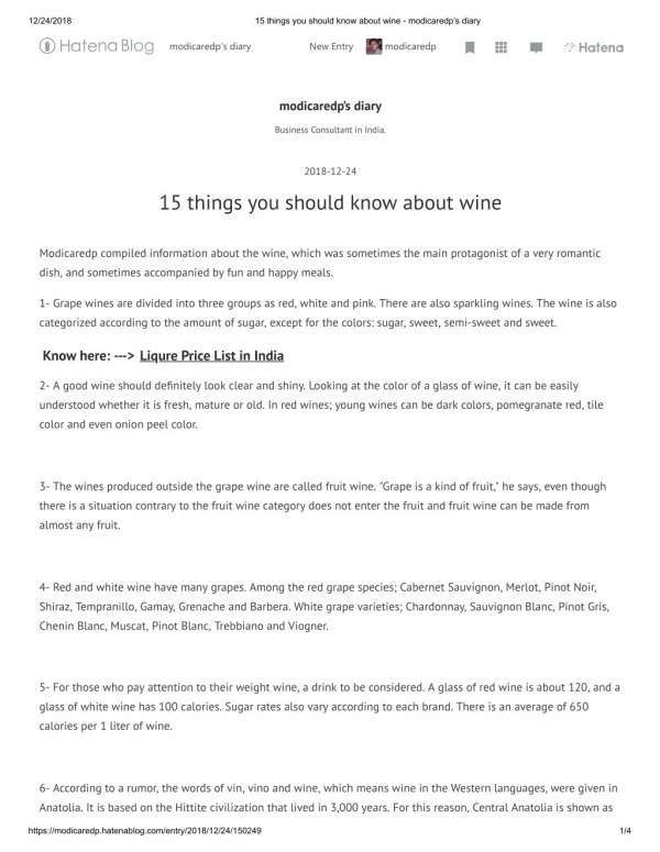 15 things you should know about wine