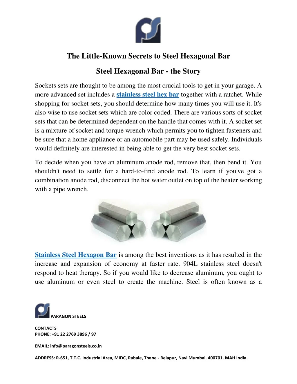 the little known secrets to steel hexagonal bar