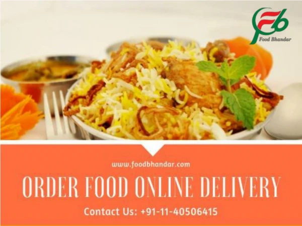 How online food ordering system work | Foodbhandar.com