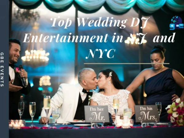 Top Wedding DJ Entertainment in NJ and NYC