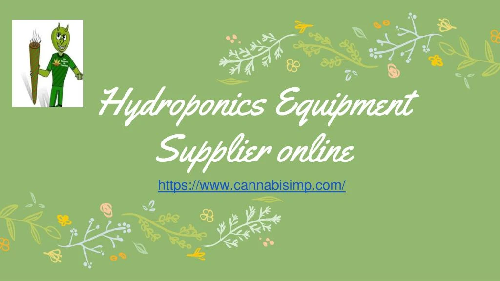 hydroponics equipment supplier online