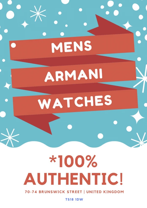 Mens Armani Watches