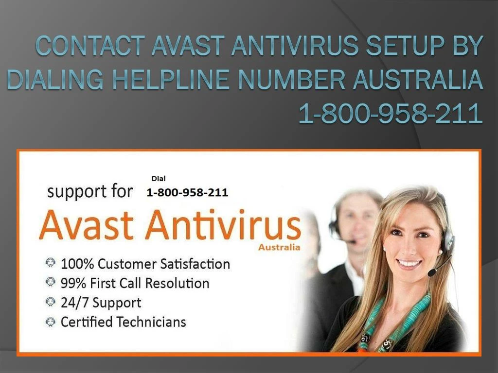 contact avast antivirus setup by dialing helpline number australia 1 800 958 211