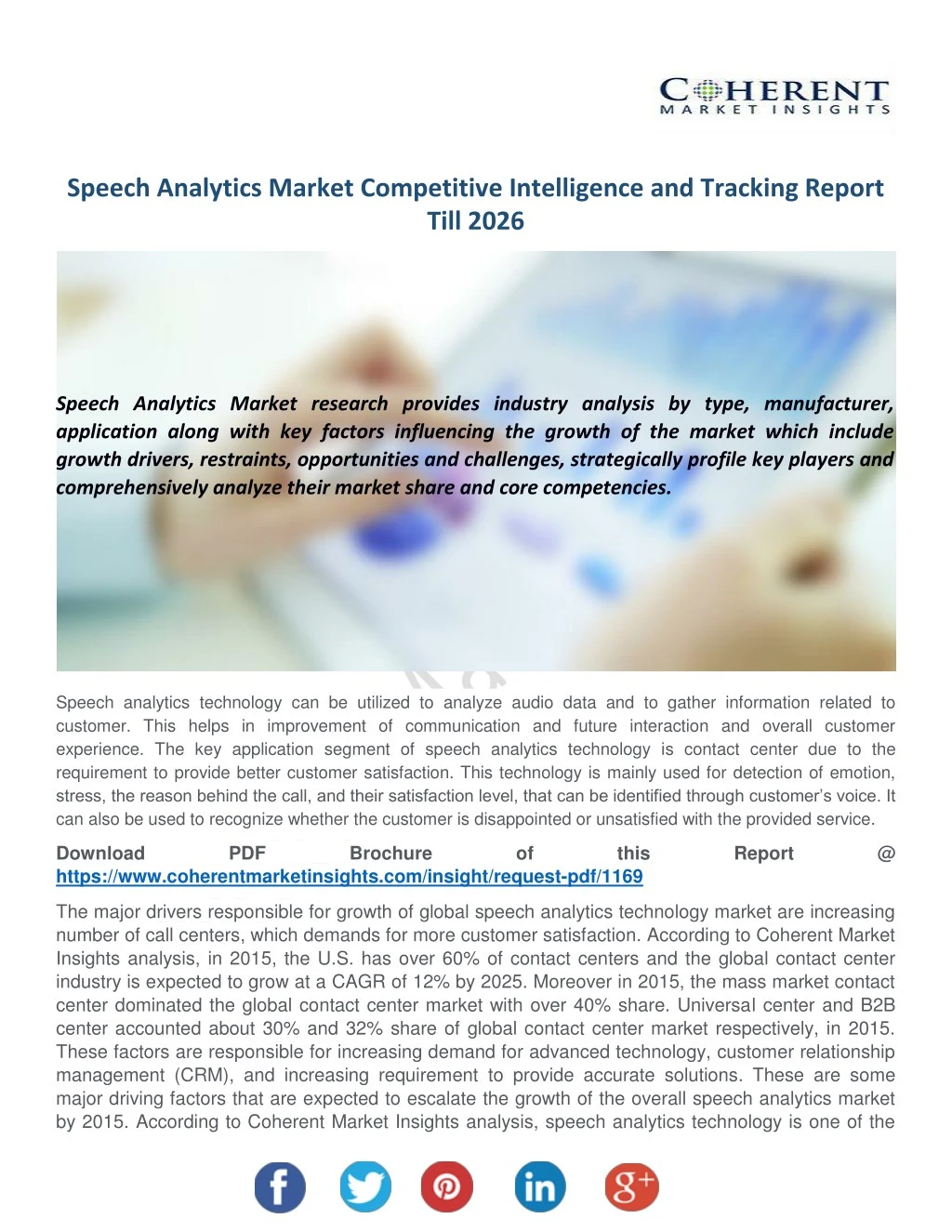 speech analytics market competitive intelligence