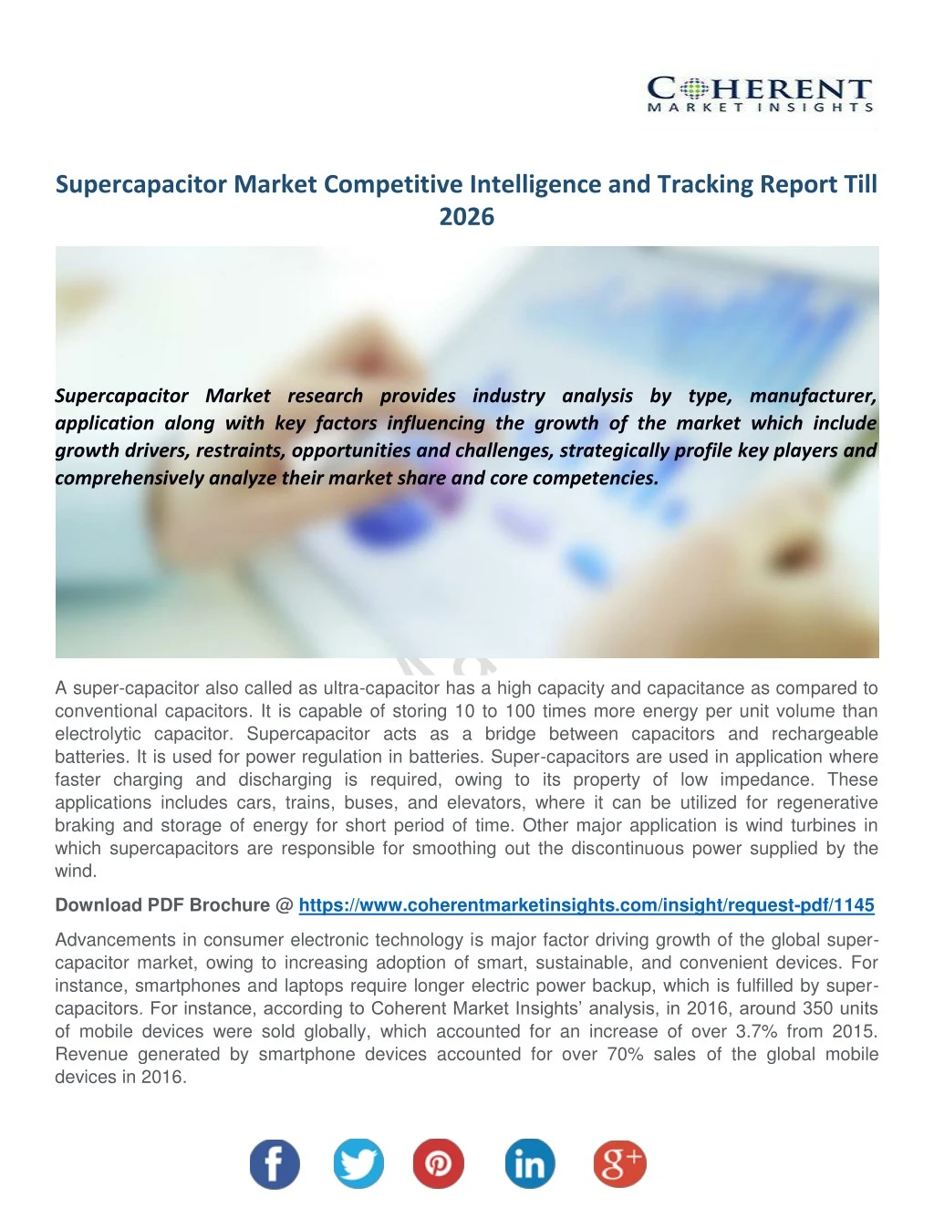 supercapacitor market competitive intelligence