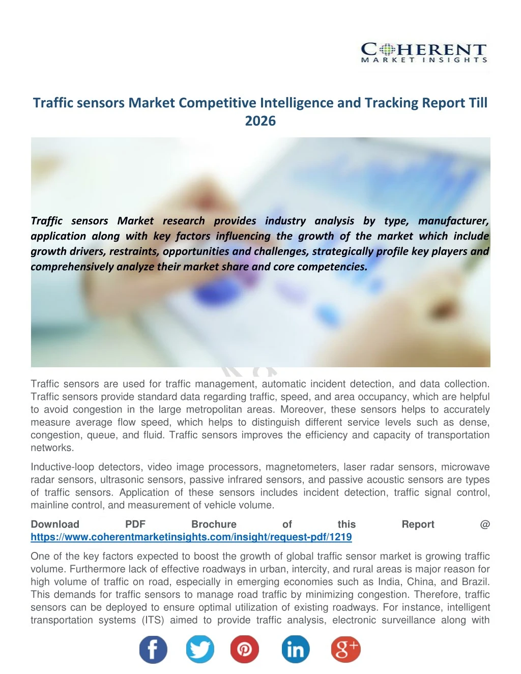 traffic sensors market competitive intelligence